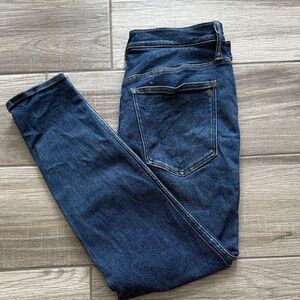 Madewell Women's Skinny Jeans - Dark Blue